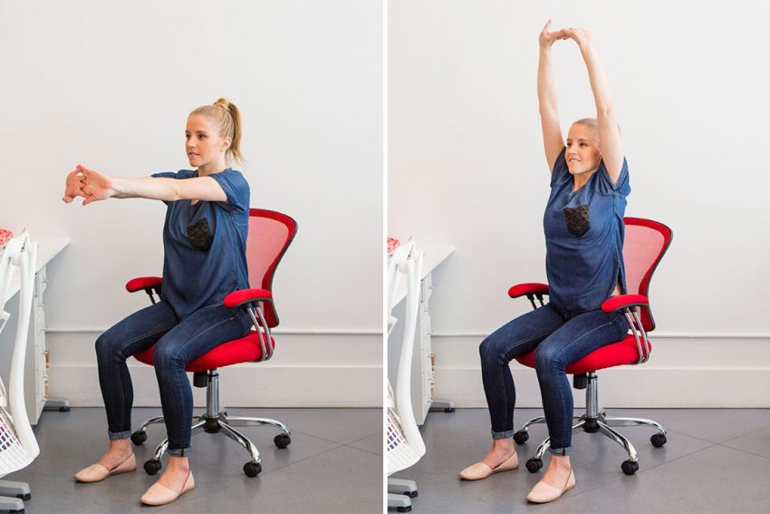 Easy Stretches Desk Stretches 